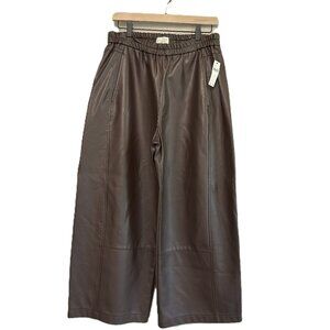 Anthropologie Pilcro Barrel Leg Pants Size M Color Chocolate